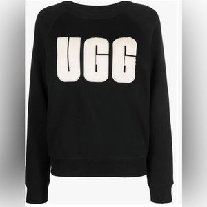 UGG MADELINE FUZZY LOGO CREWNECK 2XL
